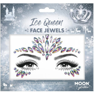 Moon Glitter Face Jewels, Ice Queen