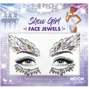 Moon Glitter Face Jewels, Show Girl