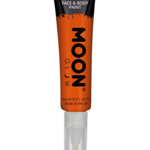 Moon Glow Intense Neon UV Face Paint, Orange