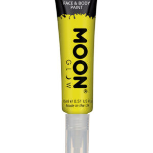 Moon Glow Intense Neon UV Face Paint, Yellow