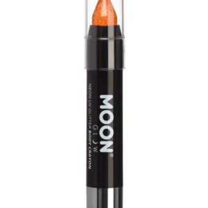 Moon Glow - Neon UV Glitter Body Crayons, Orange