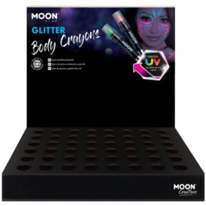 Moon Glow - Neon UV Glitter Body Crayons,