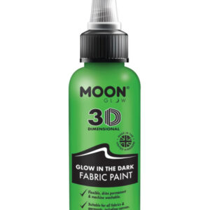 Moon Glow - Glow in the Dark Fabric Paint, Green