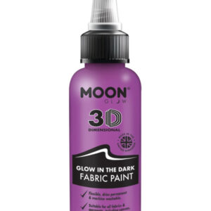 Moon Glow - Glow in the Dark Fabric Paint, Purple