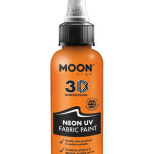 Moon Glow - Neon UV Intense Fabric Paint, Orange