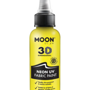 Moon Glow - Neon UV Intense Fabric Paint, Yellow