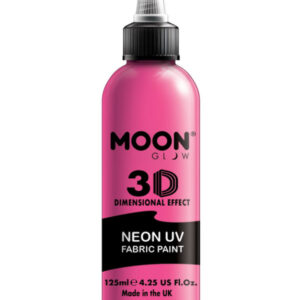 Moon Glow - Neon UV Intense Fabric Paint, Pink
