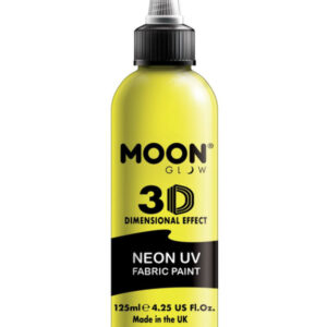 Moon Glow - Neon UV Intense Fabric Paint, Yellow
