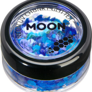 Moon Glow - Neon UV Chunky Glitter, Blue