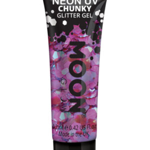 Moon Glow - Neon UV Chunky Glitter Gel, Purple
