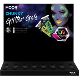 Moon Glow - Neon UV Chunky Glitter Gel,