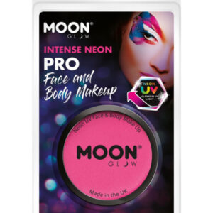 Moon Glow Pro Intense Neon UV Cake Pot, Hot Pink