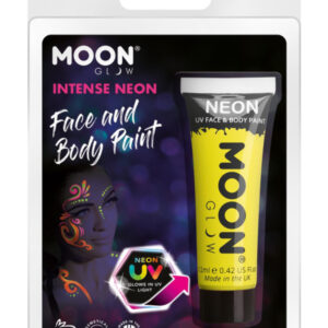 Moon Glow Intense Neon UV Face Paint, Intense Yell