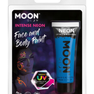 Moon Glow Intense Neon UV Face Paint, Intense Blue