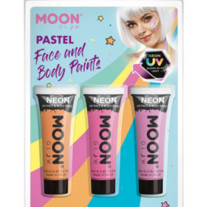 Moon Glow Pastel Neon UV Face Paint,