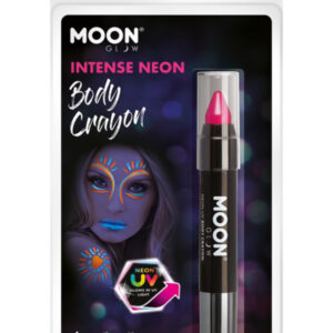 Moon Glow Intense Neon UV Body Crayons, Intense Pi