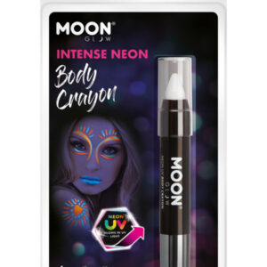 Moon Glow Intense Neon UV Body Crayons, White