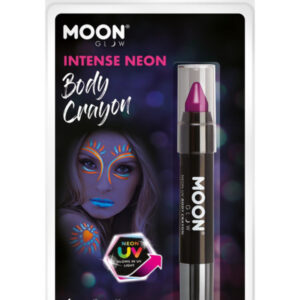Moon Glow Intense Neon UV Body Crayons, Intense Pu