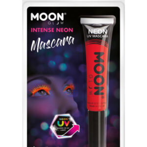 Moon Glow Intense Neon UV Mascara, Intense Red
