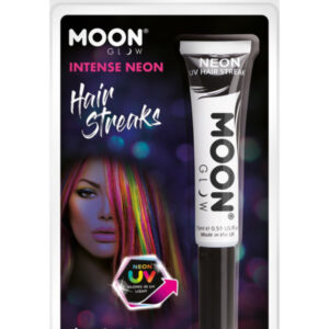 Moon Glow Intense Neon UV Hair Streaks, White