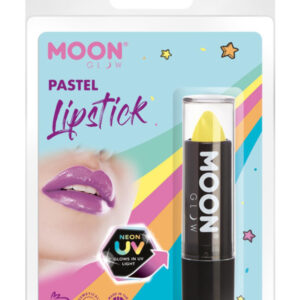 Moon Glow Pastel Neon UV Lipstick, Pastel Yellow