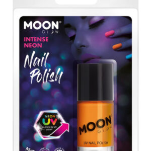 Moon Glow Intense Neon UV Nail Polish, Intense Ora