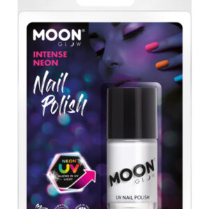 Moon Glow Intense Neon UV Nail Polish, White