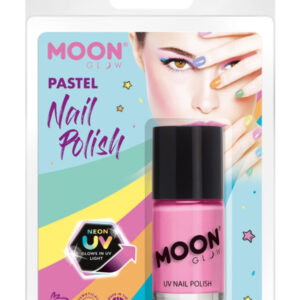 Moon Glow Pastel Neon UV Nail Polish, Pastel Pink