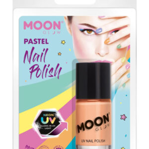 Moon Glow Pastel Neon UV Nail Polish, Pastel Orang