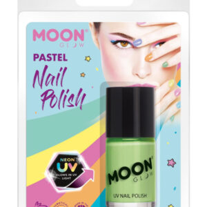 Moon Glow Pastel Neon UV Nail Polish, Pastel Green