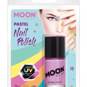 Moon Glow Pastel Neon UV Nail Polish, Pastel Lilac