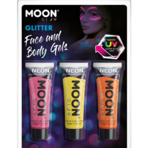 Moon Glow Neon UV Fine Glitter Gel,