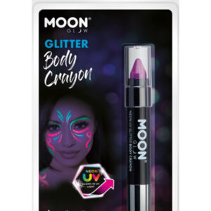 Moon Glow - Neon UV Glitter Body Crayosn, Purple