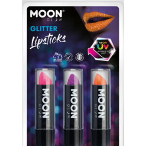 Moon Glow - Neon UV Glitter Lipstick,