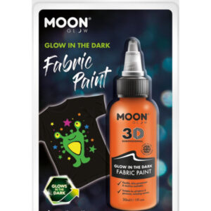 Moon Glow - Glow in the Dark Fabric Paint, Orange