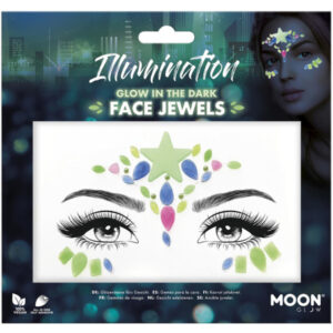 Moon Glow Face Jewels, Illumination