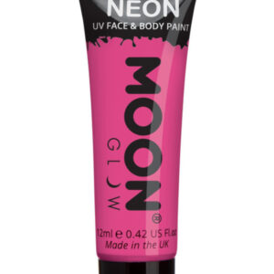 Moon Glow Intense Neon UV Face Paint, Intense Pink