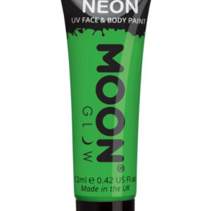 Moon Glow Intense Neon UV Face Paint, Intense Gree