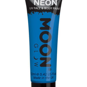 Moon Glow Intense Neon UV Face Paint, Intense Blue