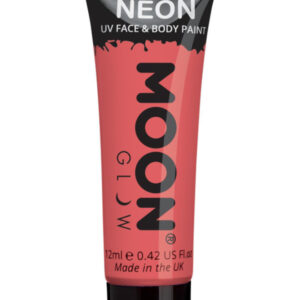 Moon Glow Pastel Neon UV Face Paint, Pastel Coral