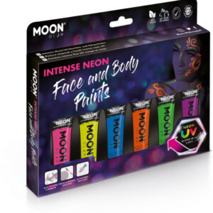 Moon Glow Intense Neon UV Face Paint, Assorted