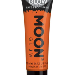 Moon Glow - Glow in the Drak Face Paint, Orange