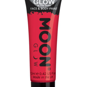 Moon Glow - Glow in the Dark Face Paint, Red