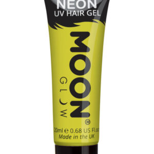 Moon Glow Intense Neon UV Hair Gel, Intense Yellow