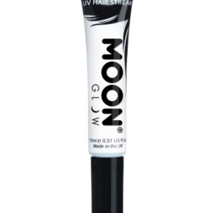 Moon Glow Intense Neon UV Hair Streaks, White