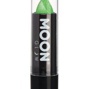 Moon Glow - Neon UV Glitter Lipstick, Green