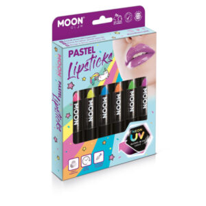 Moon Glow Pastel Neon UV Lipstick, Assorted
