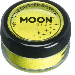 Moon Glow - Neon UV Glitter Shaker, Yellow