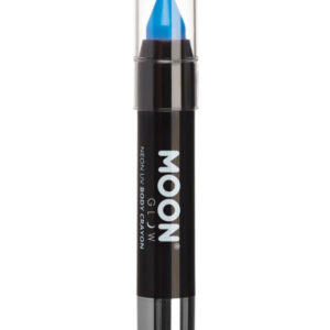 Moon Glow Pastel Neon UV Body Crayons, Pastel Blue