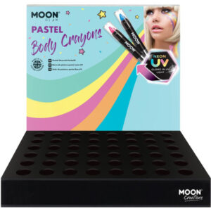 Moon Glow Pastel Neon UV Body Crayons,